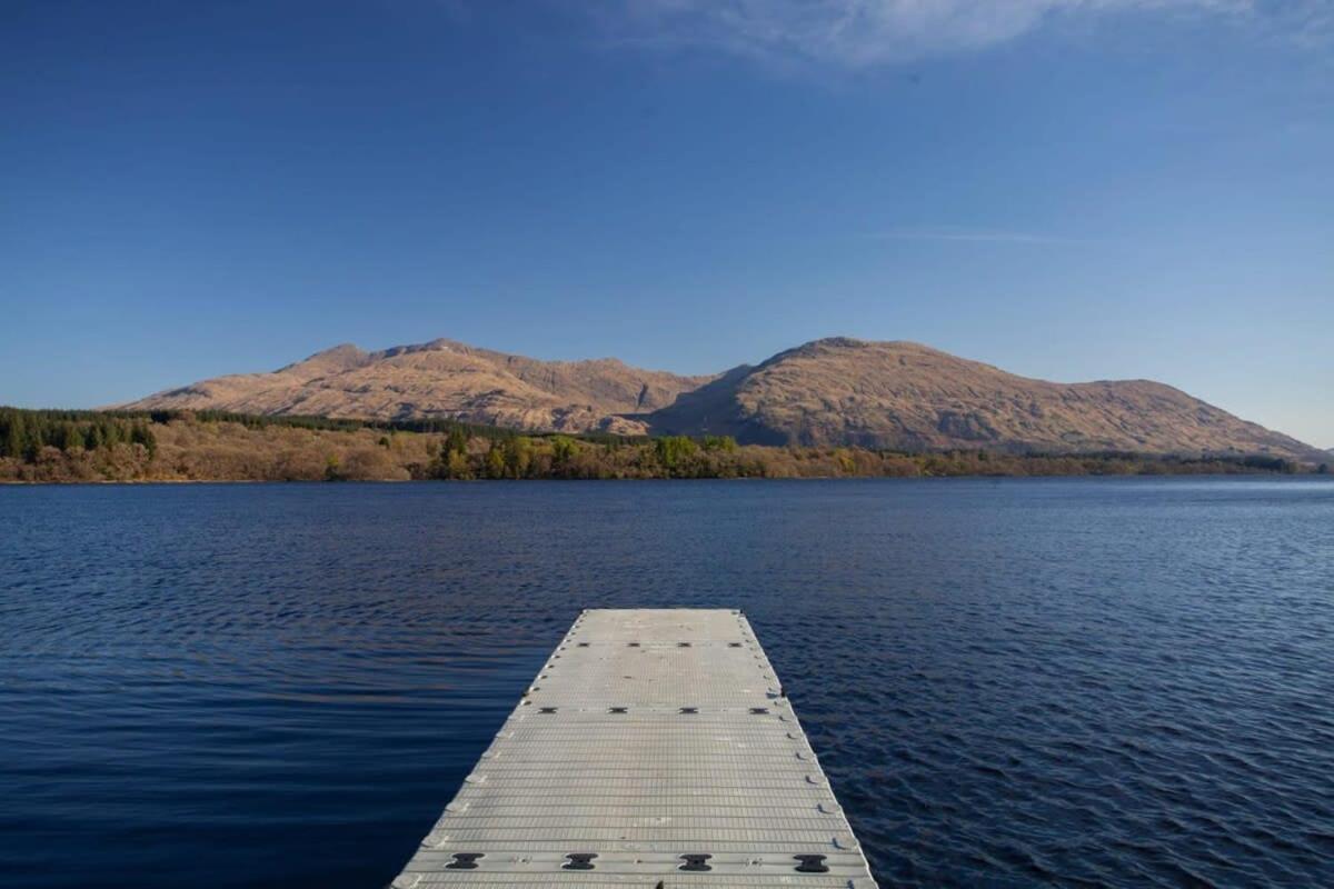 New Build Lodge With Stunning Views Of Loch Awe Hayfield  Buitenkant foto