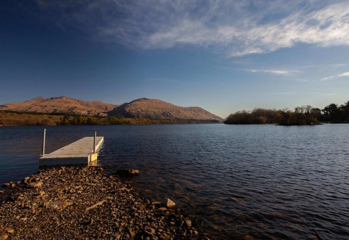 New Build Lodge With Stunning Views Of Loch Awe Hayfield  Buitenkant foto